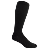 Dr. Scholl's Men's Graduated Compression Solid Over the Calf Socks 1 Pair Pack - Light Compression, Elevated Essential
