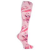 Dr. Scholl's Women's Graduated Compression Brush Print Knee High Socks 1 Pair Pack - Light Compression, Sophisticated Style