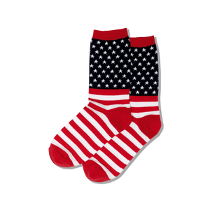 Women's American Flag Crew Socks