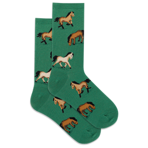 HOTSOX Kids' Horses Crew Sock