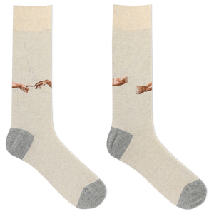HOTSOX Men's Creation of Adam Crew Sock