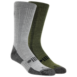 Jeep® Men's Wool Blend Trail Crew Socks 2 Pair Pack - Breathable, Cushioned Comfort thumbnail