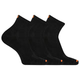 Merrell Unisex Cushioned Cotton Ankle Sock - Breathable Comfort 3 Pair Pack