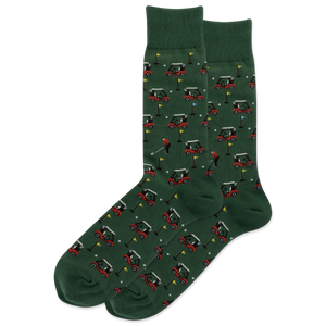 HOTSOX Men's Golfer Carts Crew Socks