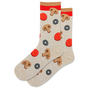 HOTSOX Women's Pizza Crew Socks