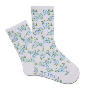 K.Bell Women's Cottage Floral Crew Socks