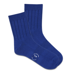 K.Bell Men's Solid Ribbed Short Crew Socks