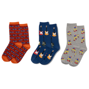 HOTSOX Kid's Assorted Car Guitar Socks