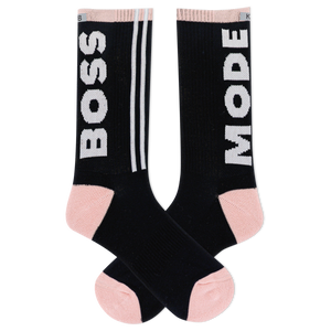 K.Bell Women's K.B Athletic Boss Mode Sport Crew Socks