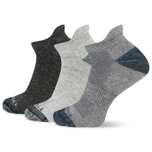 Merrell Wool Everyday Low Cut Tab Sock 3 Pair Pack - Cold Weather Comfort
