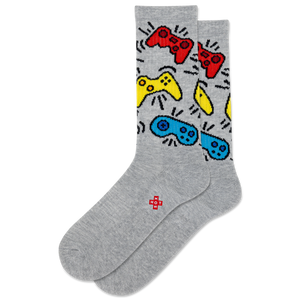 HOTSOX Men's Radiant Gamer Active Crew Socks