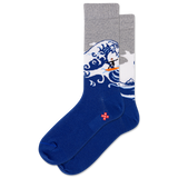HOTSOX Men's Ride the Wave Crew Socks