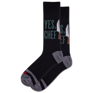 HOTSOX Men's Yes, Chef Crew Socks