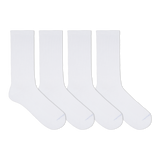Dr. Scholl's Men's Diabetes & Circulatory Crew Socks 4 Pair Pack - Non-Binding, Cushioned Comfort