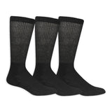 Dr. Scholl's Men's Advanced Relief Gripper Crew Socks 3 Pair Pack - Non-Slip Grip, Cushioned Comfort thumbnail