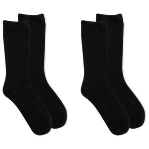 Dr. Scholl's Men's American Lifestyle Collection Dress Crew Socks 2 Pair Pack