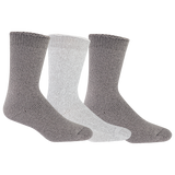 Dr. Scholl's Men's Ultimate Cozy Gripper Crew Socks 3 Pair Pack - Non-slip Grip, Cozy Comfort thumbnail