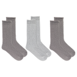 Dr. Scholl's Men's Ultimate Cozy Gripper Crew Socks 3 Pair Pack - Non-slip Grip, Cozy Comfort thumbnail