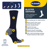 Dr. Scholl's Women's American Lifestyle Blister Guard® Crew Socks 2 Pair Pack
