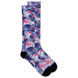 Dr. Scholl's Women's Graduated Compression Watercolor Print Knee High Socks 1 Pair Pack - Light Compression, Sophisticated Style