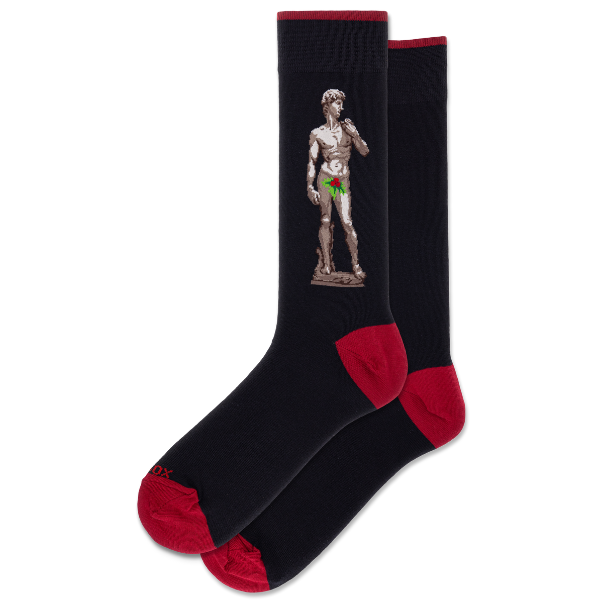 Men's Michelangelo's "Xmas David" Crew Socks