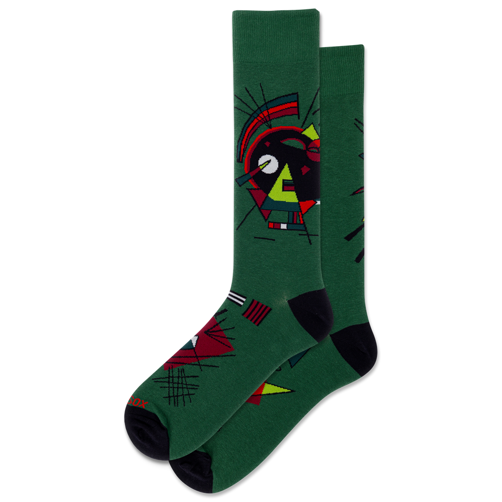 HOTSOX Men's Kandinsky Xmas Crew Sock Loops & Wales