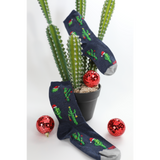 HOTSOX Women's Christmas Cactus Crew Socks thumbnail