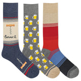 HOTSOX Men's Screw It Crew Sock 3 Pair Pack