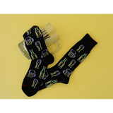 HOTSOX Men's Neon Beer Crew Socks