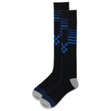 HOTSOX Men's Checker Stripe Over the Calf Compression Sock thumbnail