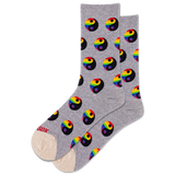 HOTSOX Women's Pride Yin Yang Crew Socks