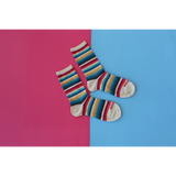 HOTSOX Women's Classic Stripe Crew Socks