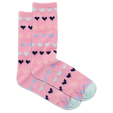 HOTSOX Women's Hearts Non-Skid Slipper Socks