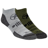 Jeep® Men's Wool Blend Trail No Show Socks 2 Pair Pack - Breathable, Cushioned Comfort thumbnail