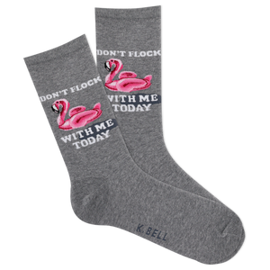 K.Bell Women's Don't Flock With Me Today Crew Sock