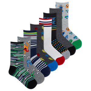 K.Bell Kid's Fun Times Crew Sock 8 Pack