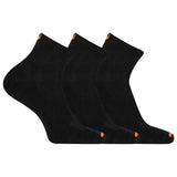 Merrell Cushioned Cotton Ankle Sock - Breathable Comfort 3 Pair Pack