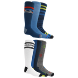 Merrell Kids' Everyday Cushion Comfort Crew Sock 6 Pair Pack with Fast Dry Moisture Wicking