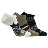 Sperry Men's Repreve Comfort Sneaker Crew Sock 3 Pair Pack Heel and Toe Comfort Cushioning