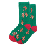 HOTSOX Kid's Gingerbread Cookies Crew Socks