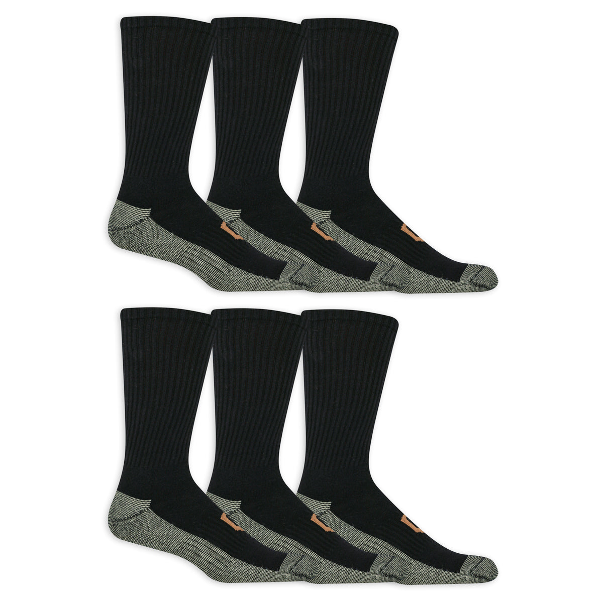 Set of black and gray socks on a white background