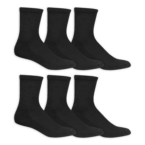 Set of six black socks on a white background