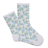 K.Bell Women's Cottage Floral Crew Socks