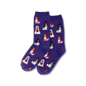 Women's Costume Dogs Crew Socks