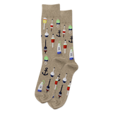 Hemp Heather HOTSOX Men's Buoy Crew Socks thumbnail