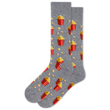 Gray Heather HOTSOX Men's Popcorn Crew Sock