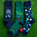 HOTSOX Men's Talk Birdie to Me Crew Sock thumbnail