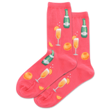 Hot Pink HOTSOX Women's Mimosa Crew Sock
