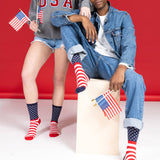 HOTSOX Men's Classic Stripes Crew Socks - Made in the U.S.A
