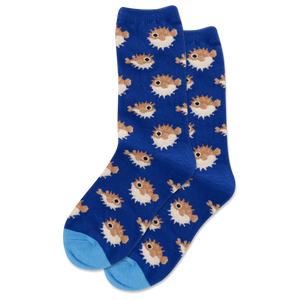 HOTSOX Kid's Pufferfish Crew Socks
